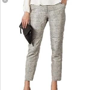 Boden Bistro Crop Trousers Metallic Size 8L US